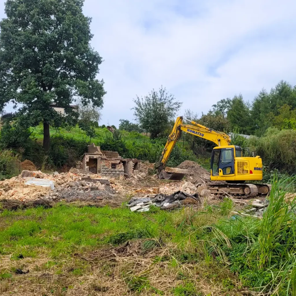 wyburzenie obiektu budowlanego w Gorzycach